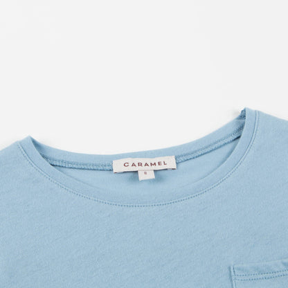 Boys & Girls Cornflower  Cotton  Jersey  T-shirt