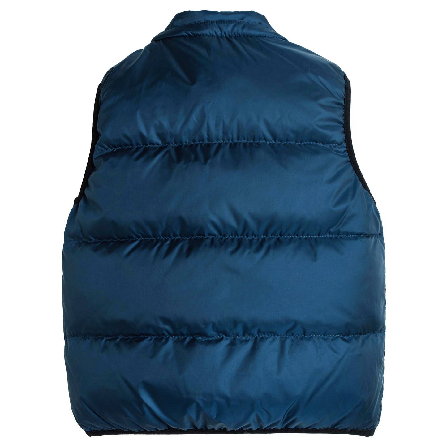 Boys Navy Blue Down Padded Hooded Gilet