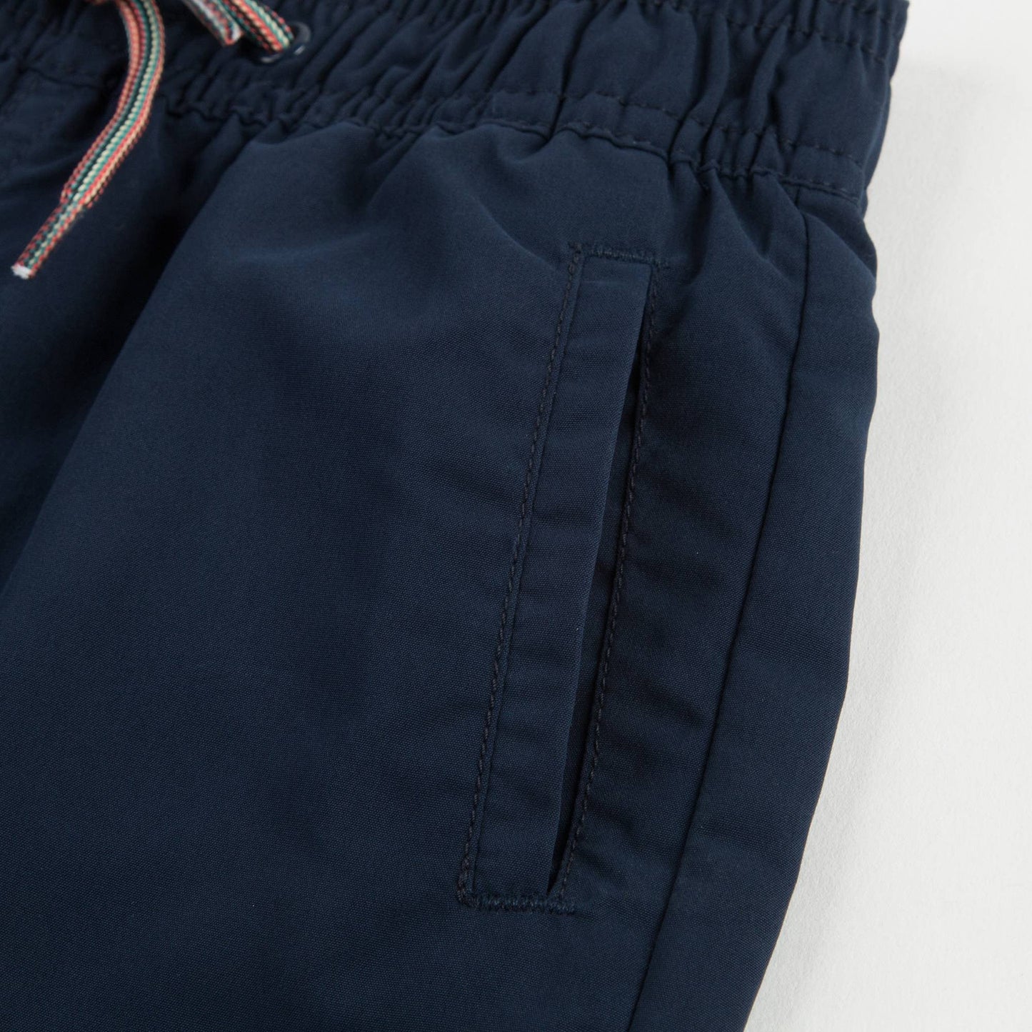 Boys Navy Blue Cotton Shorts