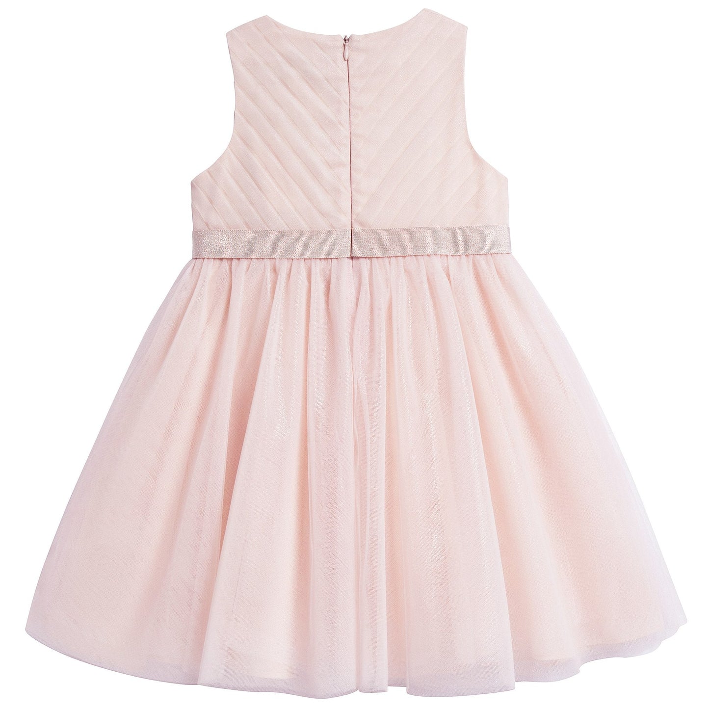 Girls Nude Clair Polyamide Dress