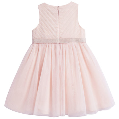 Girls Nude Clair Polyamide Dress