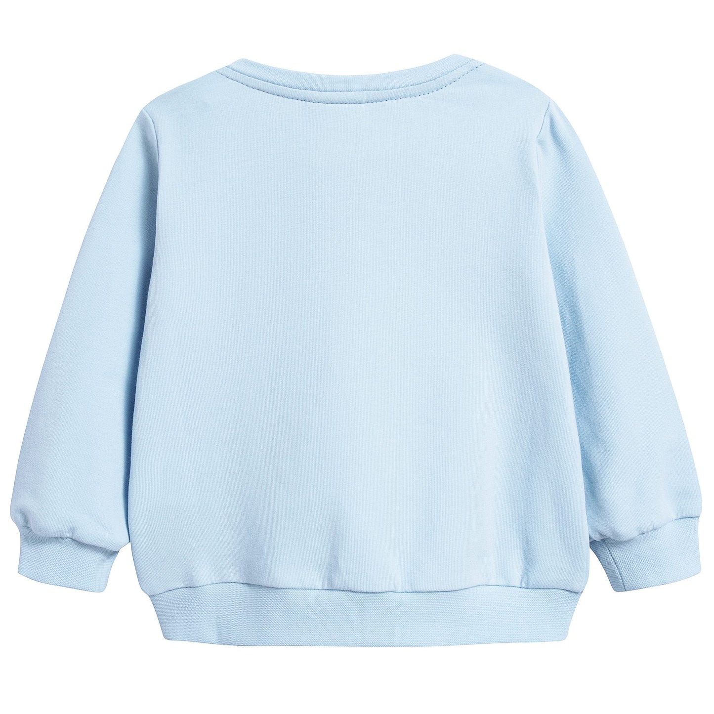 Baby Boys Light Blue Cotton Sweatshirt