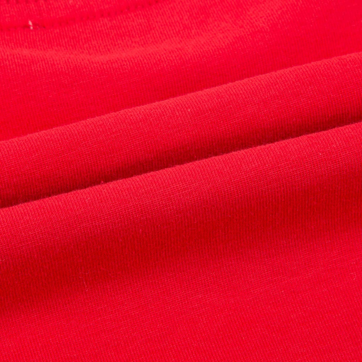 Girls Poppy Red Cotton T-shirt