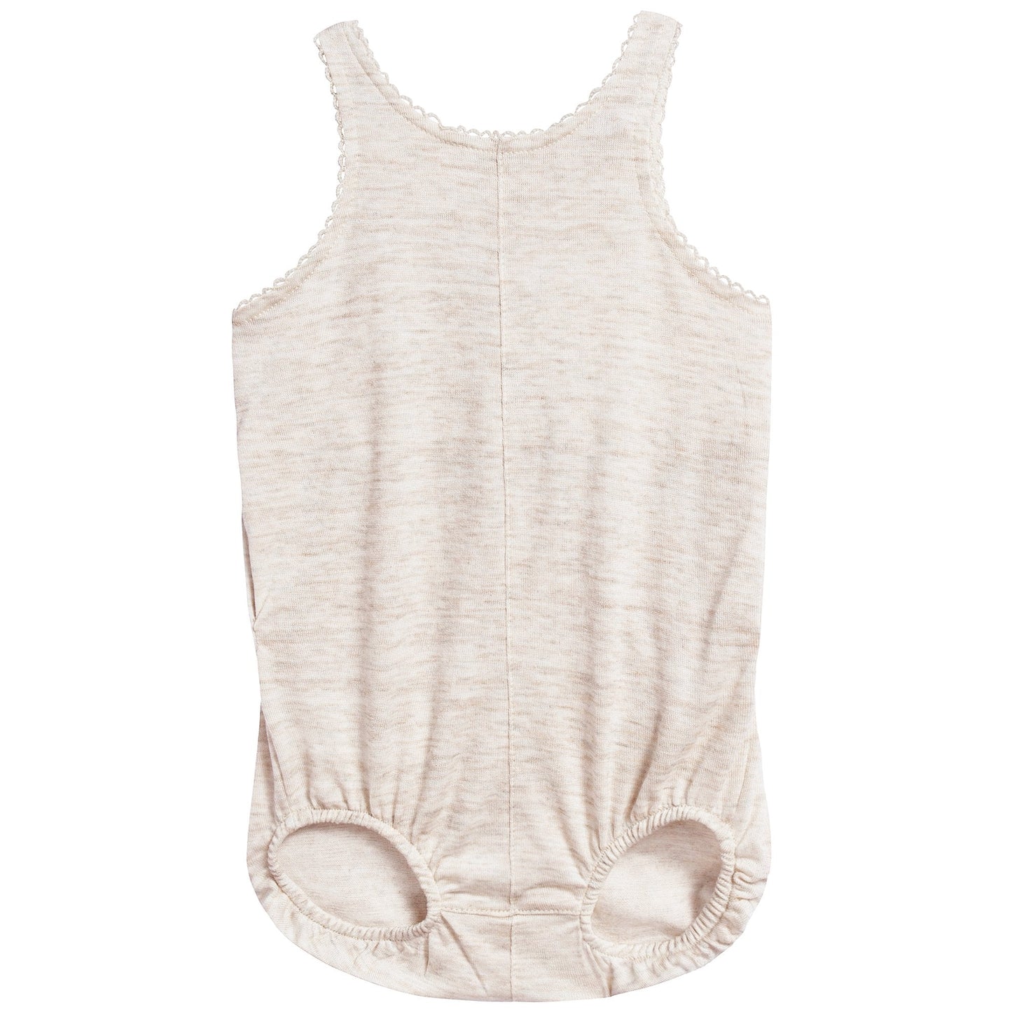 Baby Oatmeal Lyocell Jersey Romper