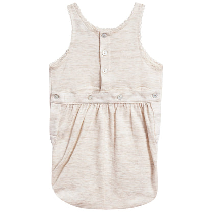 Baby Oatmeal Lyocell Jersey Romper