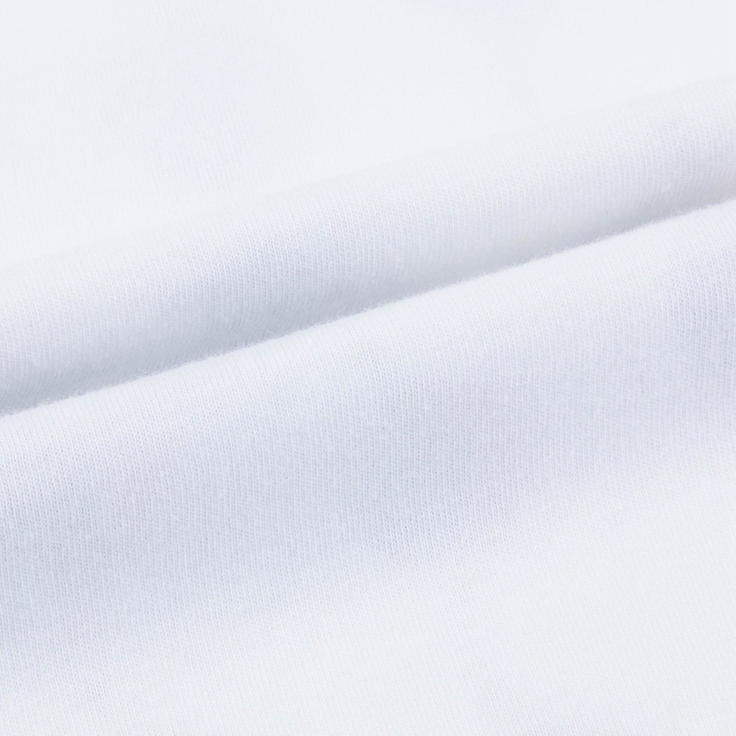 Girls White & Flame Red Cotton T-shirt