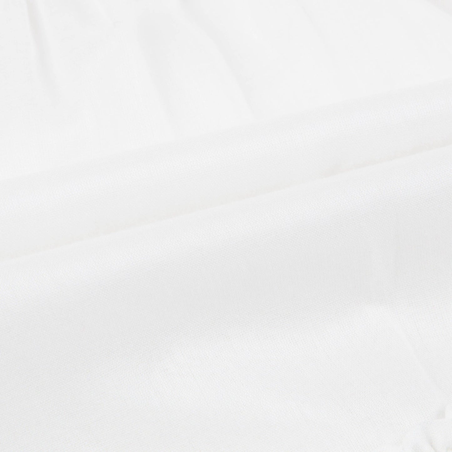 Girls White Cotton Bloues