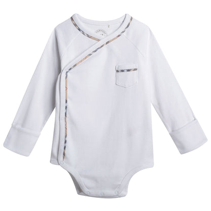 Baby White Boxed Gift Set With Bodysuit, Hat & Bib