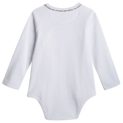 Baby White Boxed Gift Set With Bodysuit, Hat & Bib