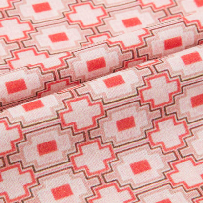 Baby Girls Kaleido Red Cotton Woven Top