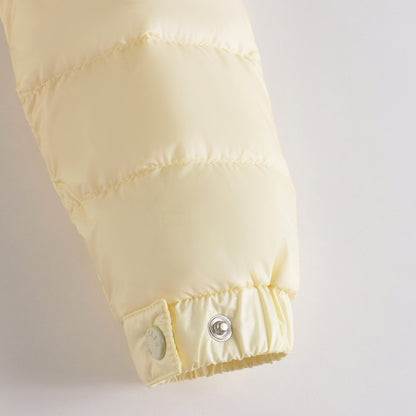 女童黄色"GLES"羽绒服