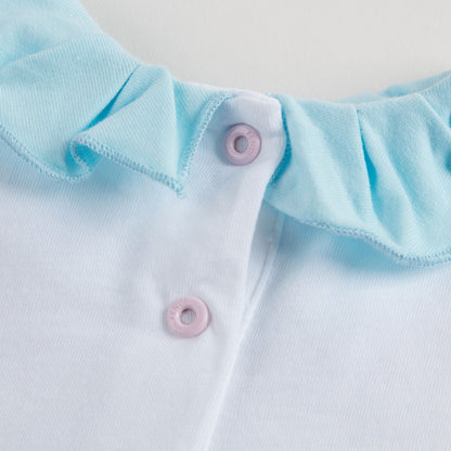 Baby Girls White Cotton Blouse