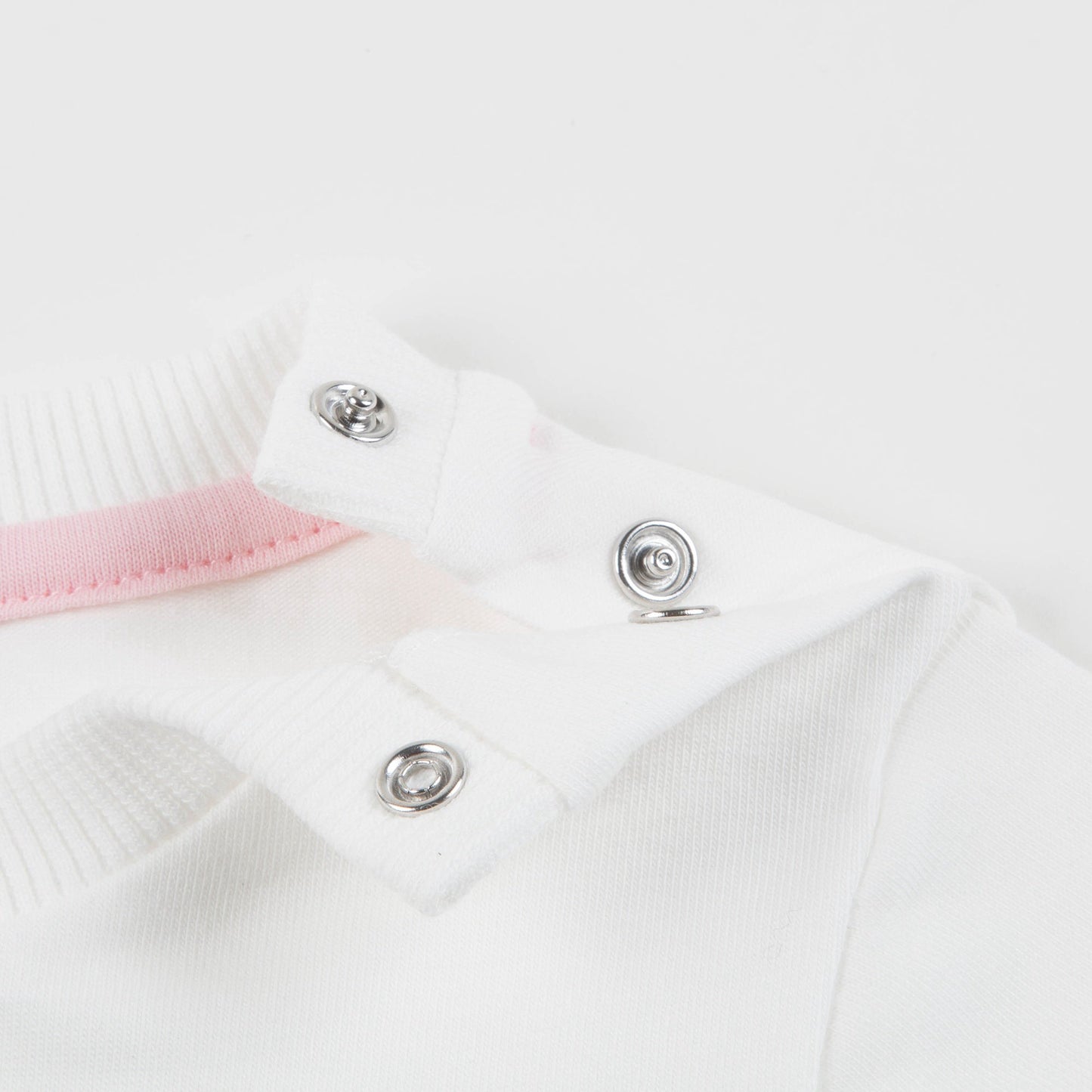 Baby Girls White & Sweet Rose Cotton Set