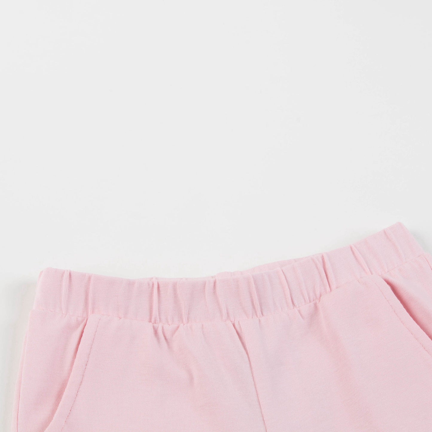 Baby Girls White & Sweet Rose Cotton Set