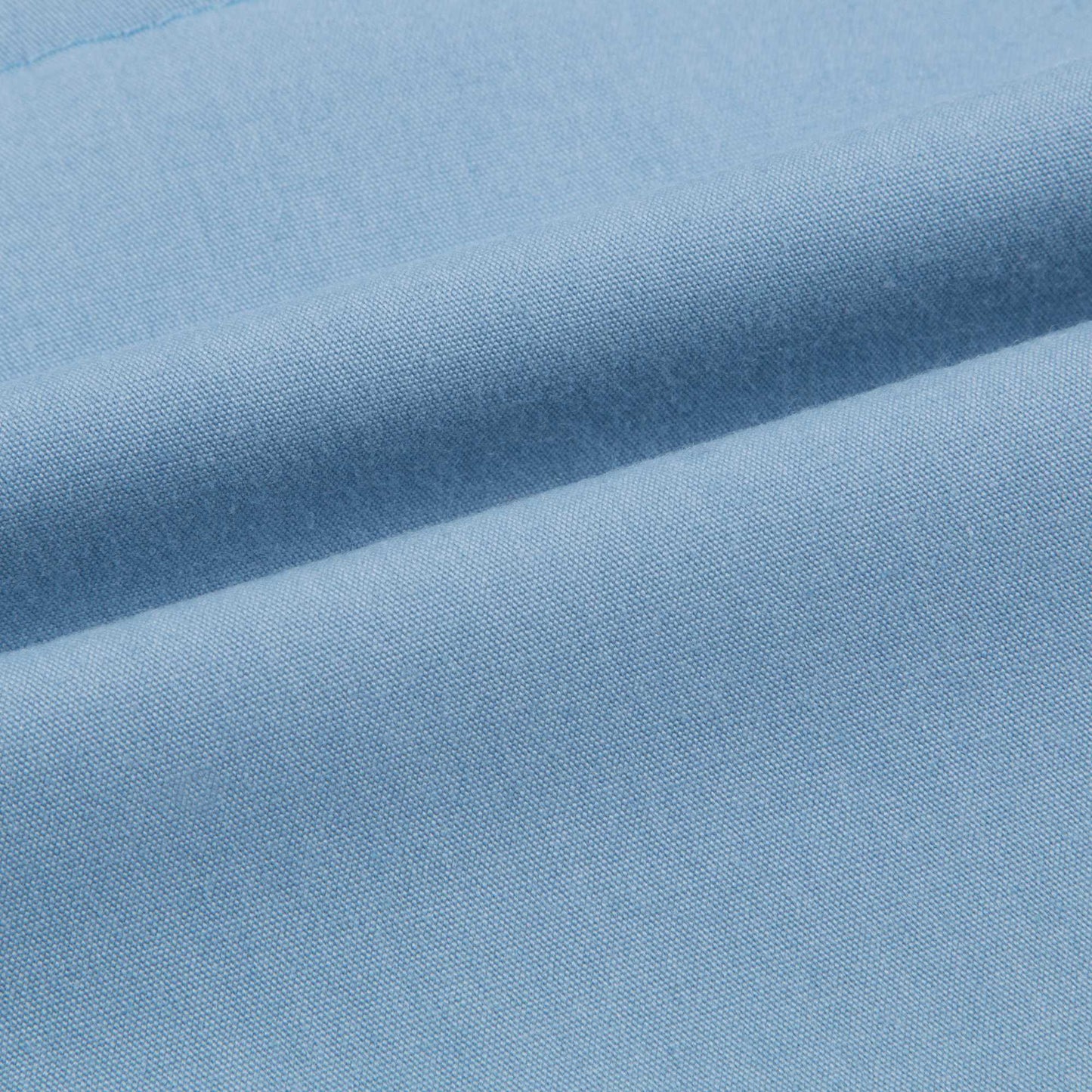 Girls Light Cerulean Blue Solid Jacket