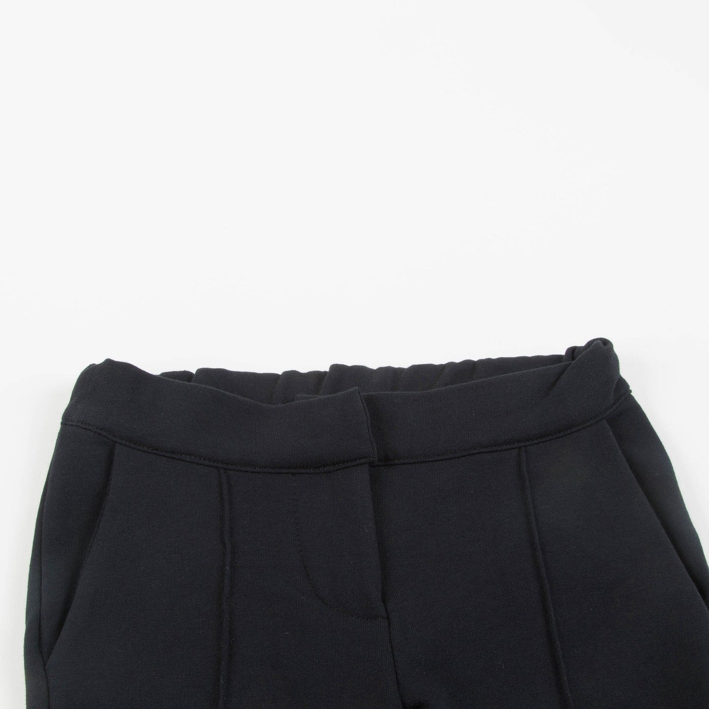 Boys & Girls Black Cotton Trousers