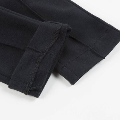 Boys & Girls Black Cotton Trousers