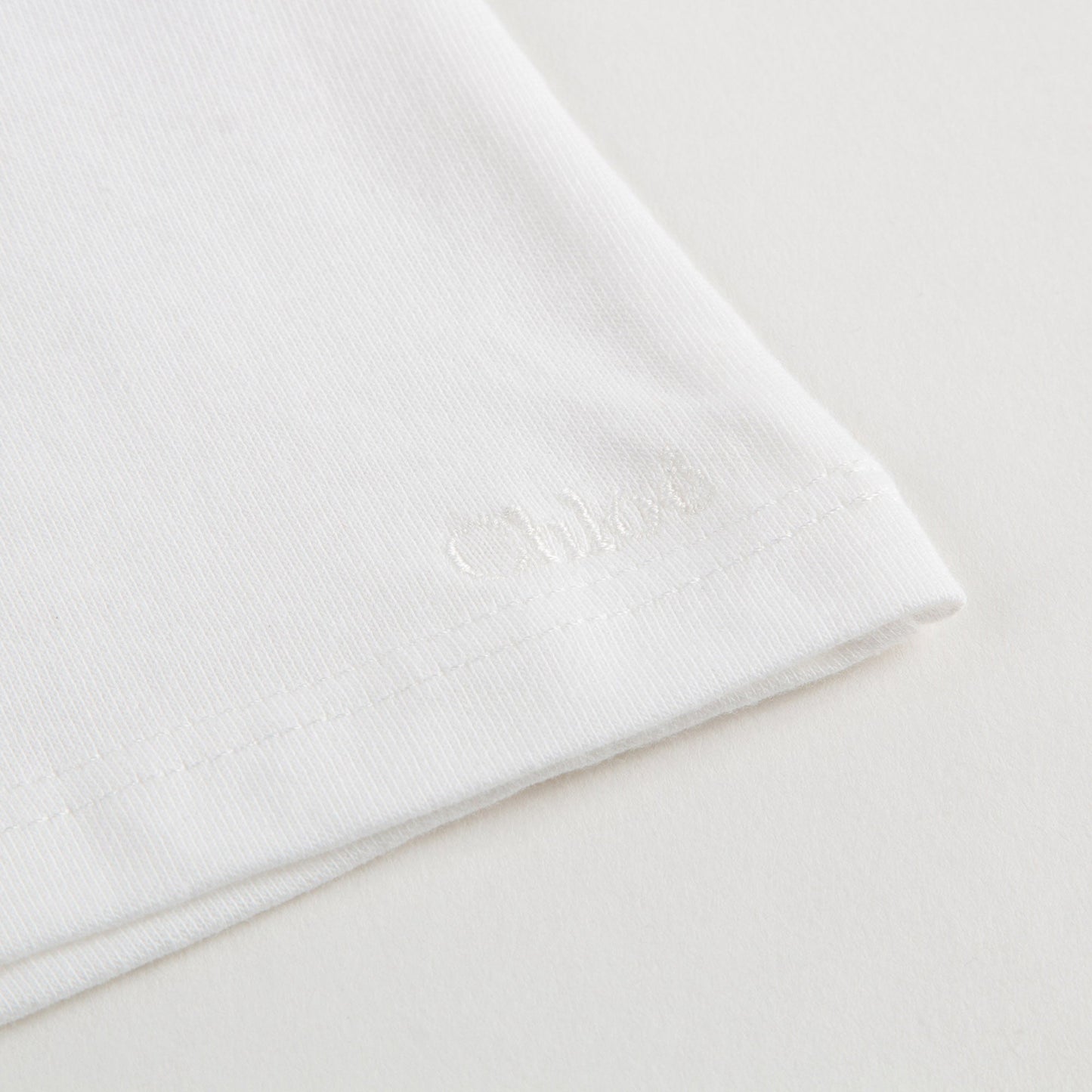 Girls Ivory Modal & Cotton T-shirt