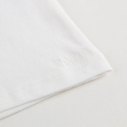 Girls Ivory Modal & Cotton T-shirt