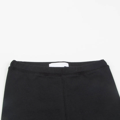 Girls Black Cotton Leggings