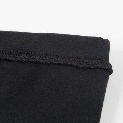 Girls Black Cotton Leggings