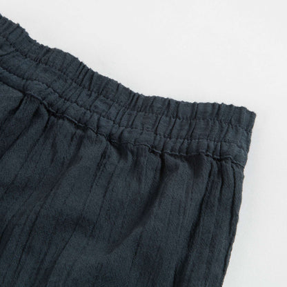 Girls Black Charbon Cotton Trousers
