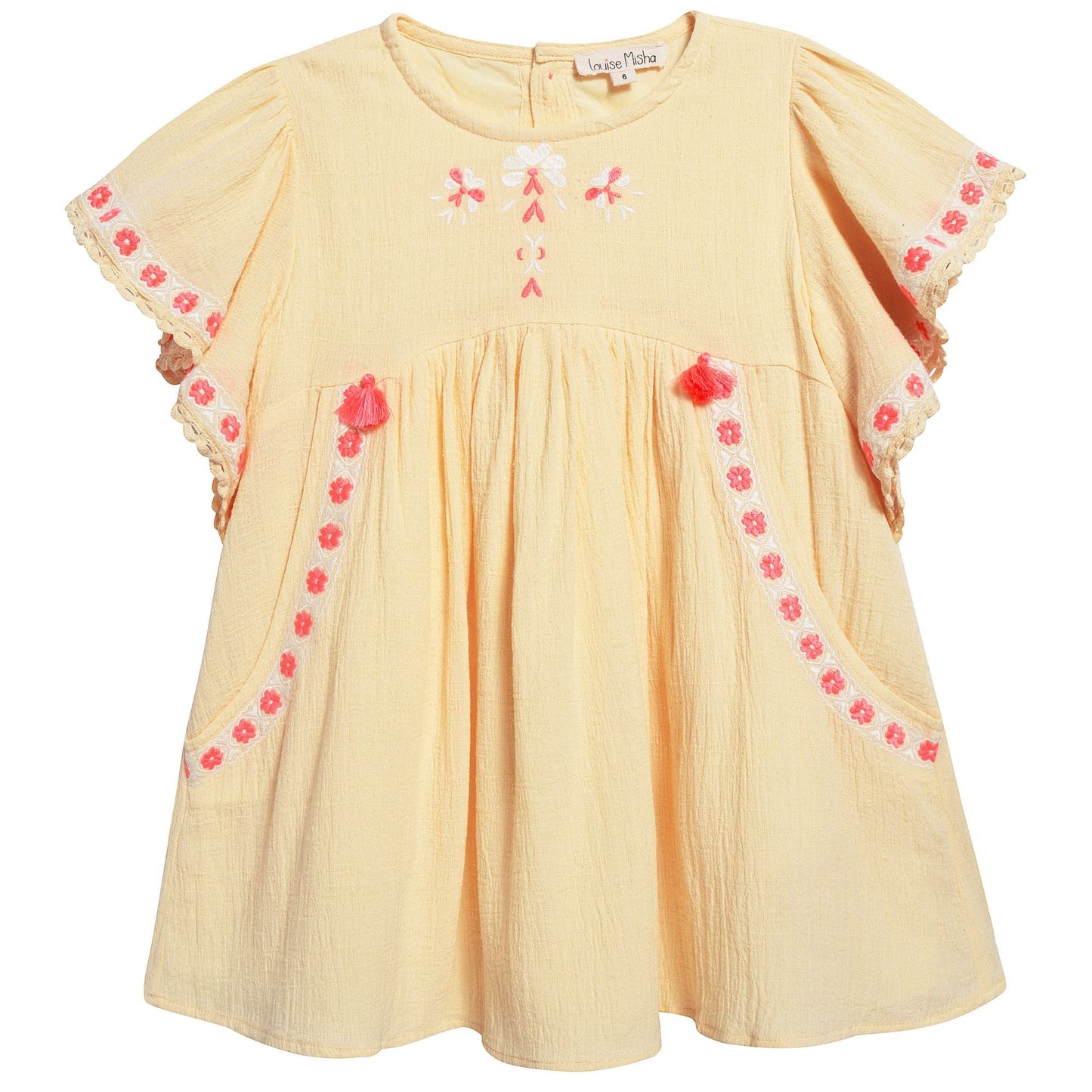 Girls Lemon "Hindaka" Dress