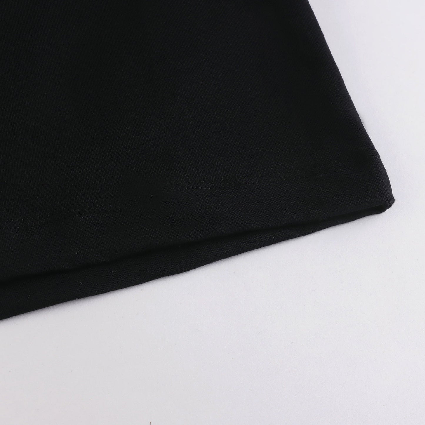 女童黑色Logo棉T恤