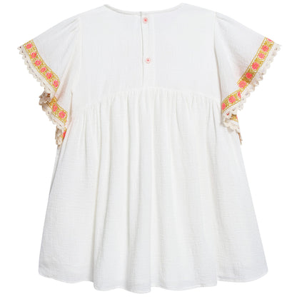 Girls White "Hindaka" Dress