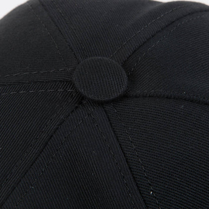 Boys Black Logo Cotton Hat