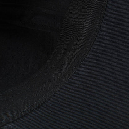 Boys Black Logo Cotton Hat