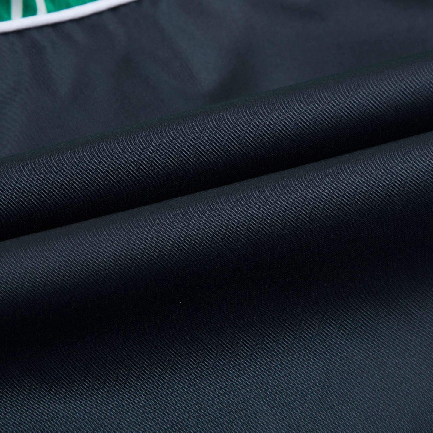 Boys Black & Green Nylon Bomber Jacket
