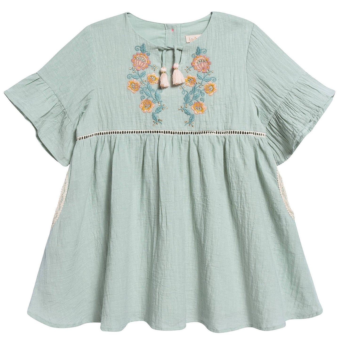 Girls Almond "Sakina" Dress