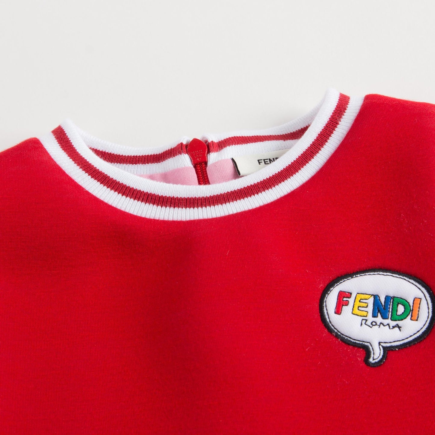 Baby Girls Red Neoprene Dress