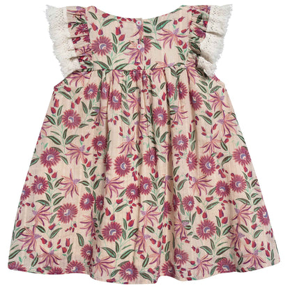 Girls White Flower "Acapulco" Dress