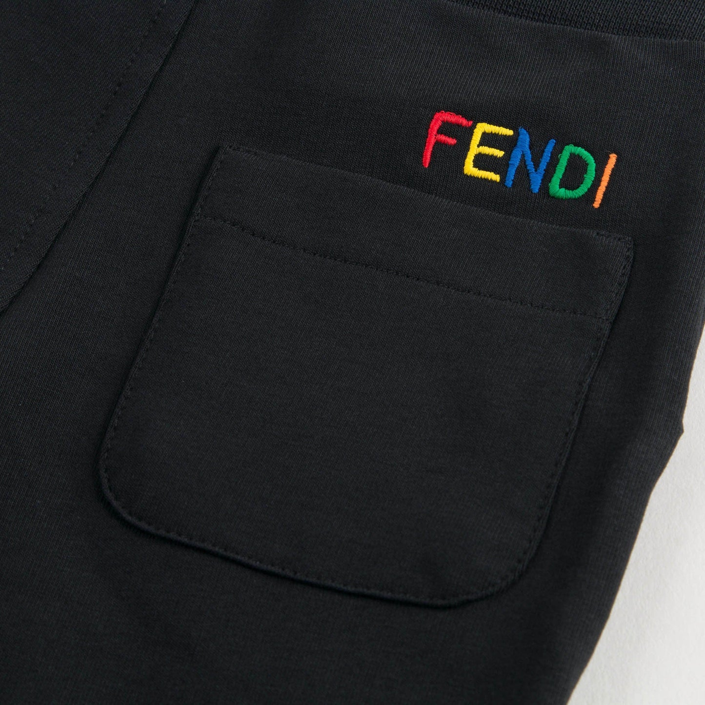 Boys Black Cotton Jersey Tracksuit Trouser