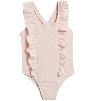 Girls Blue "Cachou" Swimsuit