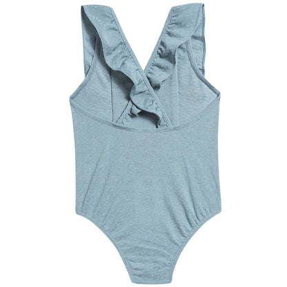 Girls Blue "Cachou" Swimsuit
