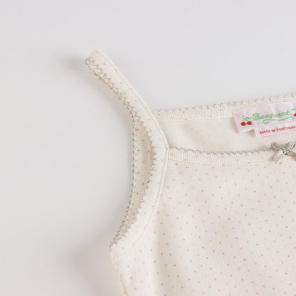 女童三色棉背心套装(3件)