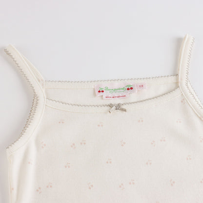 女童三色棉背心套装(3件)