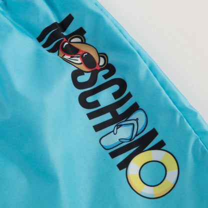 Baby Boys Blue Logo Swim Shorts