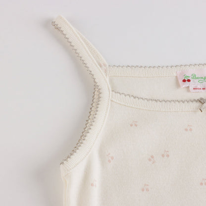 女童三色棉背心套装(3件)