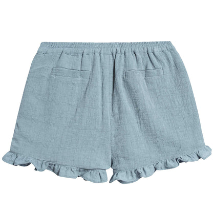 Girls Silver Blue "Taroudant" Shorts
