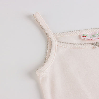 女童三色棉背心套装(3件)