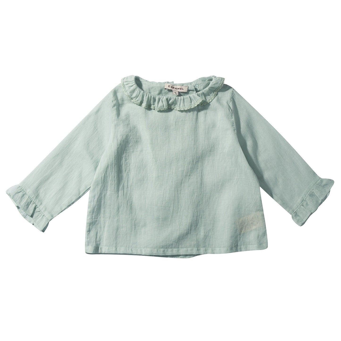 Baby Girls Pale Green Woven Top