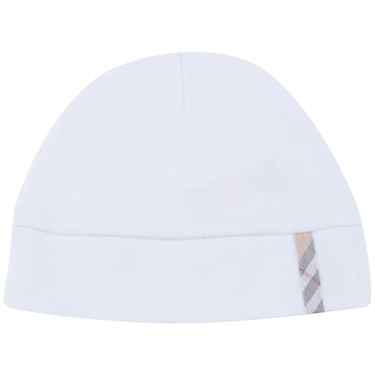 Baby White Cotton Babysuit Set