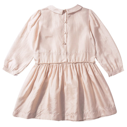 Girls Silk Woven Dress