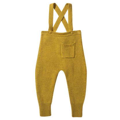 Baby Yellow Knitted Romper