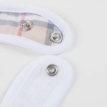 Baby White Cotton Babysuit Set