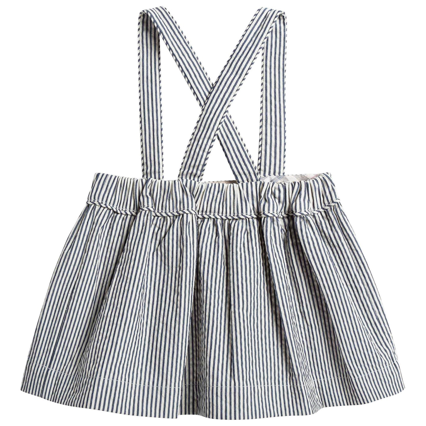 Baby Girls Blue Striped Skirt